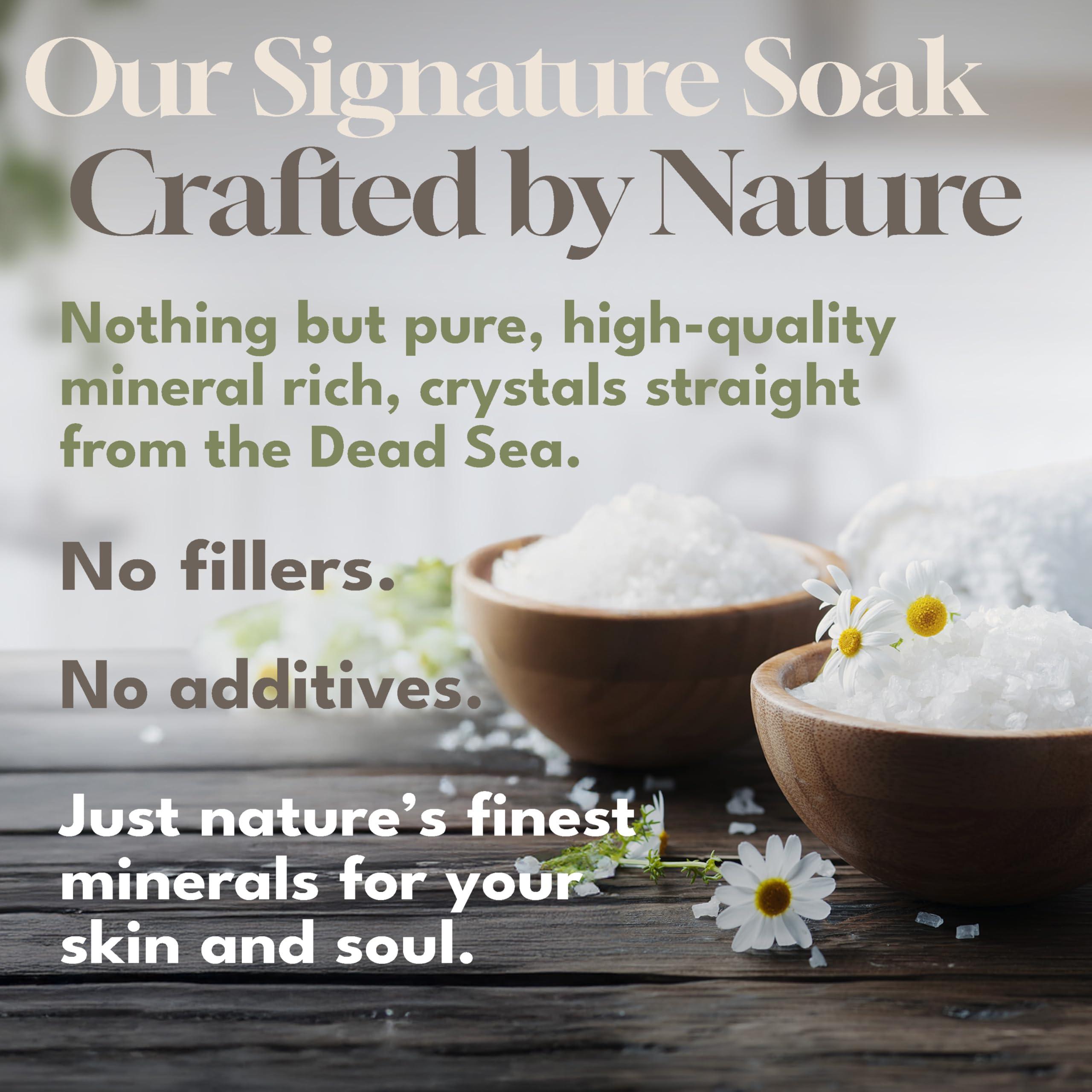 Dead Sea Warehouse Dead Sea Warehouse-Amazing Minerals Dead Sea Bath Salts,100% Full Mineral Therapeutic Bath Salts, Detoxifying & Moisturizing, Exfoliating for Dry Skin, Unscented(5 lbs)