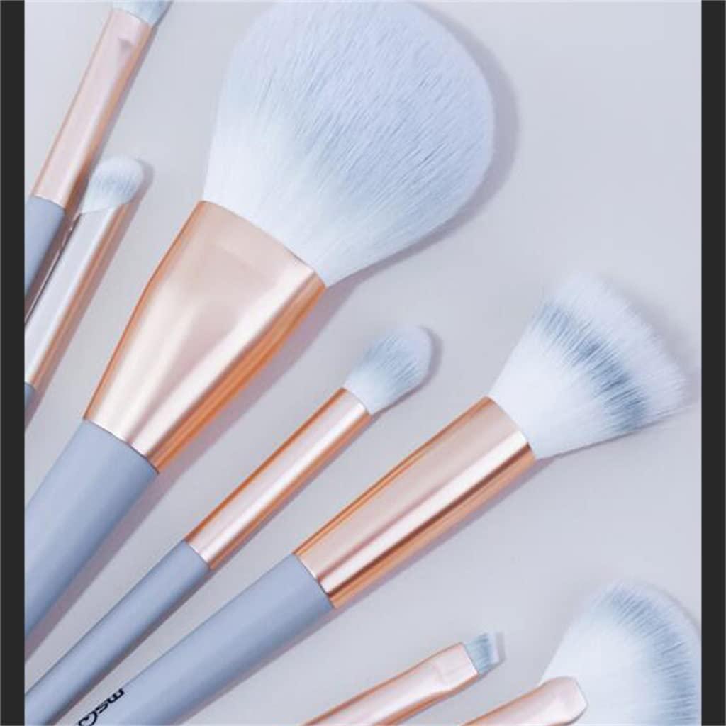 JMKJMJP JMKJMJP 10 Silk Makeup Brush Set Novice Beginner Full Set Of Beauty Tools Loose Powder Brush Eye Shadow Brush