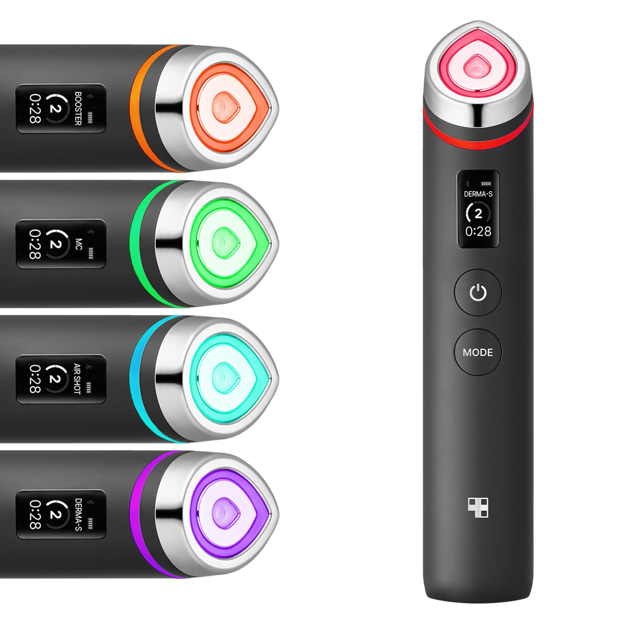 Medicube Medicube Age-R Booster Pro | 6-in-1 Real Glass Glow Device | Looking Glass Skin with Enhanced Absorption, Radiance, Elasticity,Pore Care | LED Anti-Wrinkle Device | Korean Skin Care