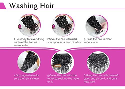 RJ HAIR Long Kinky Curly Flat Tip Human Hair Extensions Flat Tip Keratin Hair Extensions 100strands Fusion Pre Bonded Human Hair Natural Color (28nch 100 strand, 2(Darkest Brown))