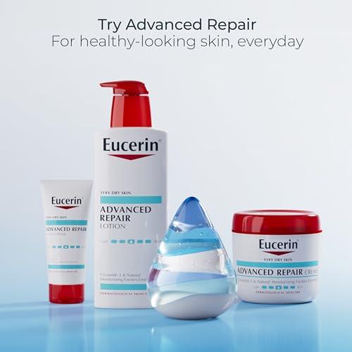 Eucerin Eucerin Advanced Repair Body Lotion for Very Dry Skin, Unscented Lotion Formulated with Ceramides, 16.9 Fl Oz Bottle