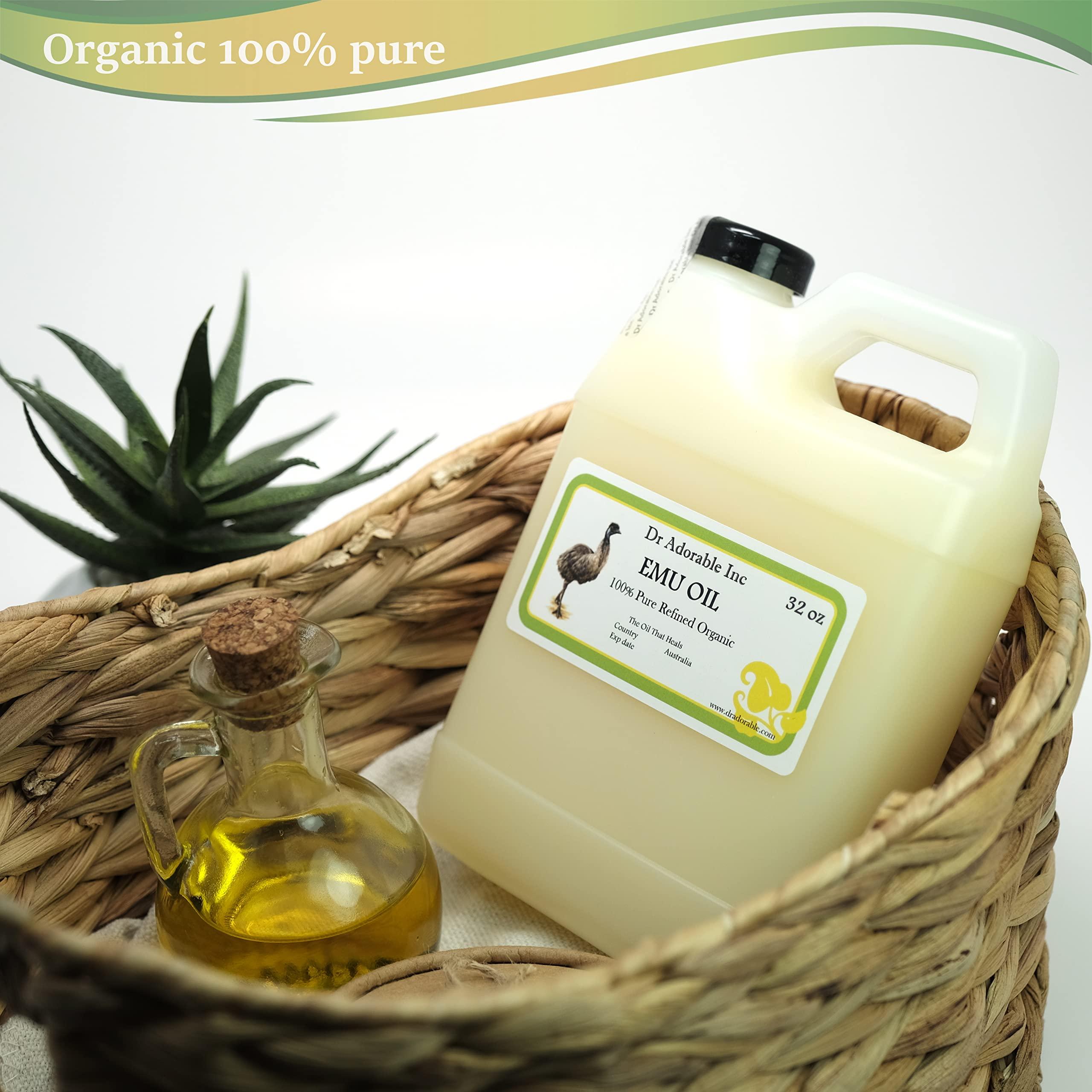 Dr Adorable Dr Adorable - 32 oz - Australian Emu Oil - 100% Pure Natural Triple Refined Organic