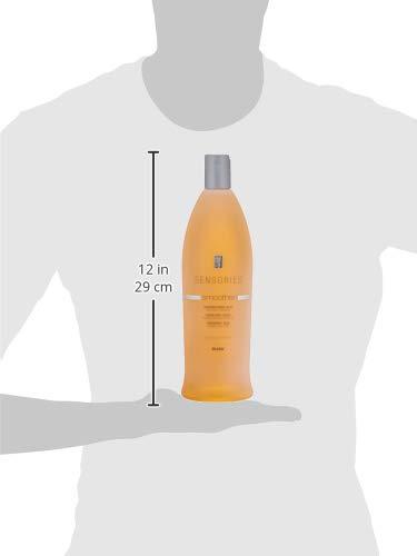 RUSK RUSK Sensories Smoother Passionflower and Aloe Smoothing Shampoo, Anti-Frizz Formula With Aloe Helps Smooth and Emollients Restore Moisture Balance, 35 fl. oz.