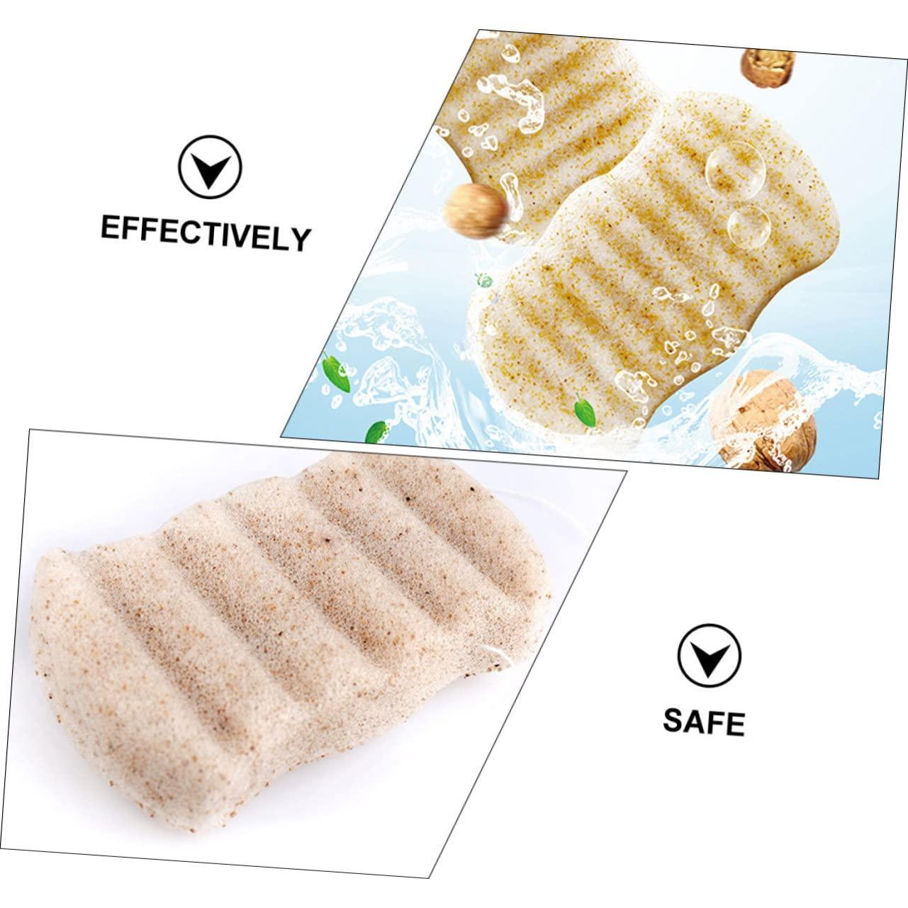Beavorty Beavorty 1pc Bath Cotton Cleaning Sponges Powder Puffs Facial Sponges Facial Tools Bath Sponge Duster Seep Damp Skin Care Tools Face Wash Cosmetics Pads Facial Cleaning Sponge Gum