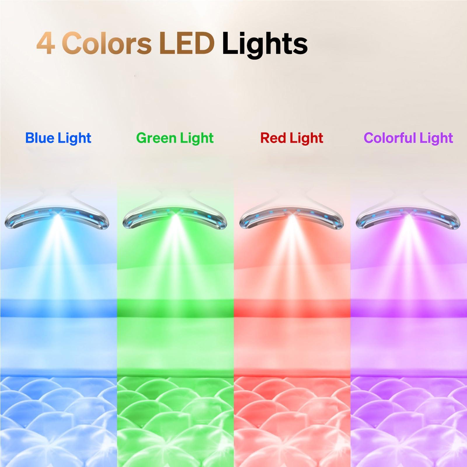 YUMAID YUMAID Facial Massager Red-Light-Therapy-for-Face, LED Light Therapy Device, Face Tool for Skin Care