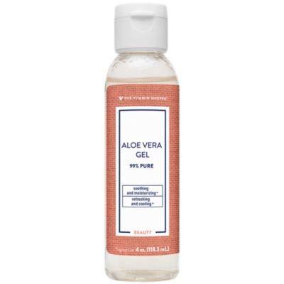 The Vitamin Shoppe Aloe Vera Gel 99% Pure - Topical Oil to Soothe & Moisturize (4 Ounces)