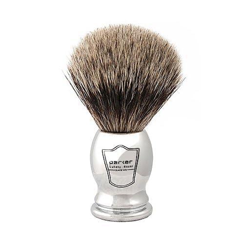 Parker Safety Razor Parker SR1 Mens Shave Set Pure Badger Brush, Shave Stand, Razor & 100 Blades