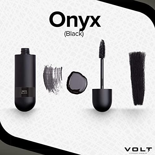 VOLT VOLT Grooming Instant Beard Color ECO 2 Pack Refill - Smudge and Water Resistant Quick Drying Brush on Color for Beards, Mustaches, and Eyebrows, Onyx (Black)