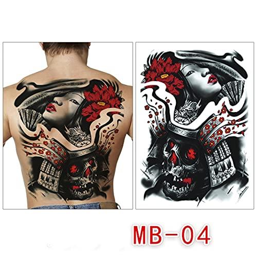 shulian Waterproof temporary men tattoos tattoo full back large tatoo fake dragon girl tattoo and body art sticker sexy decals big tatoo-BFMB-02