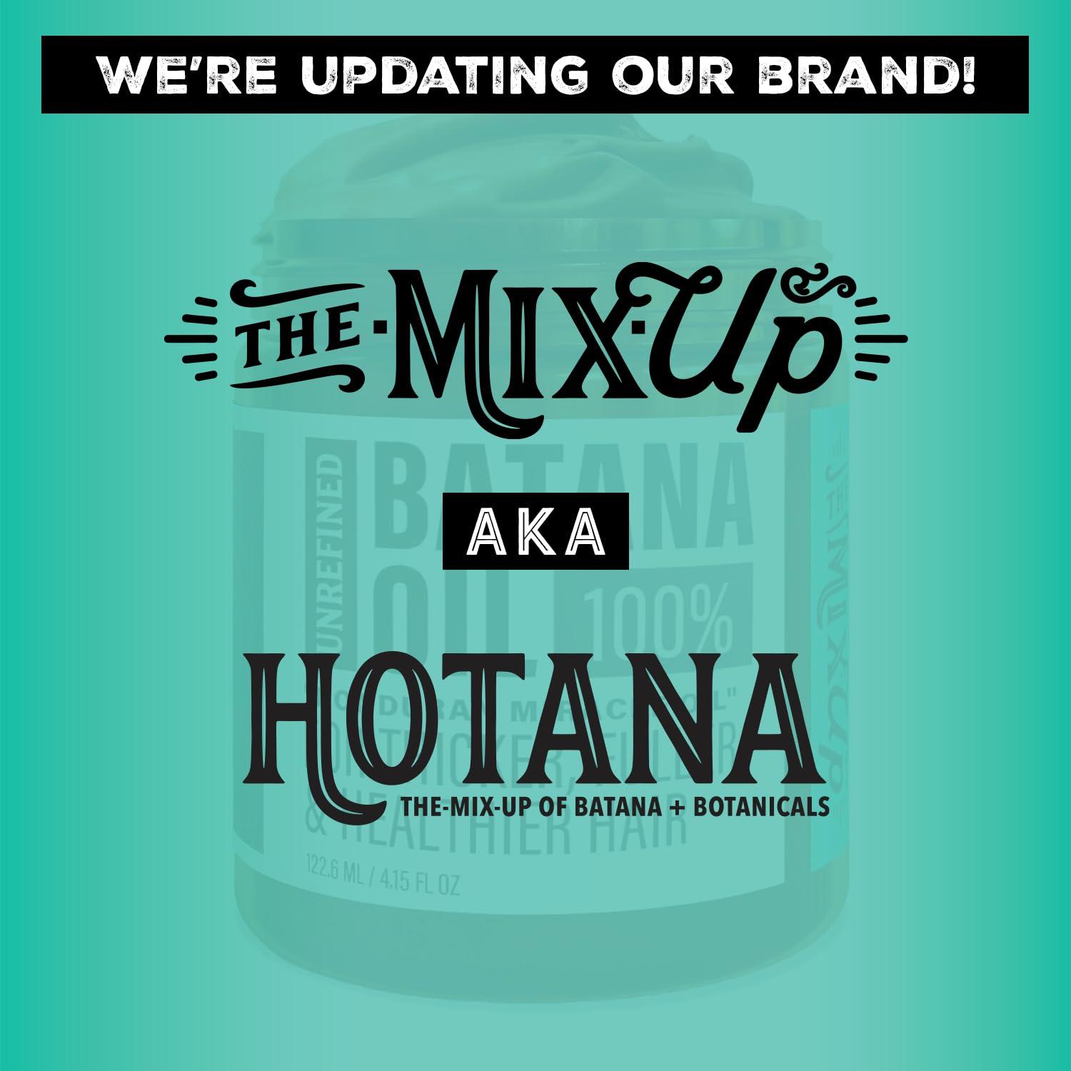 The-Mix-Up Unrefined Batana Oil for Hair Growth - Authentic & Organic Dr Sebi Batana Hair Mask from Honduras - Natural Hair Growth Oil - 4 Ounce Jar