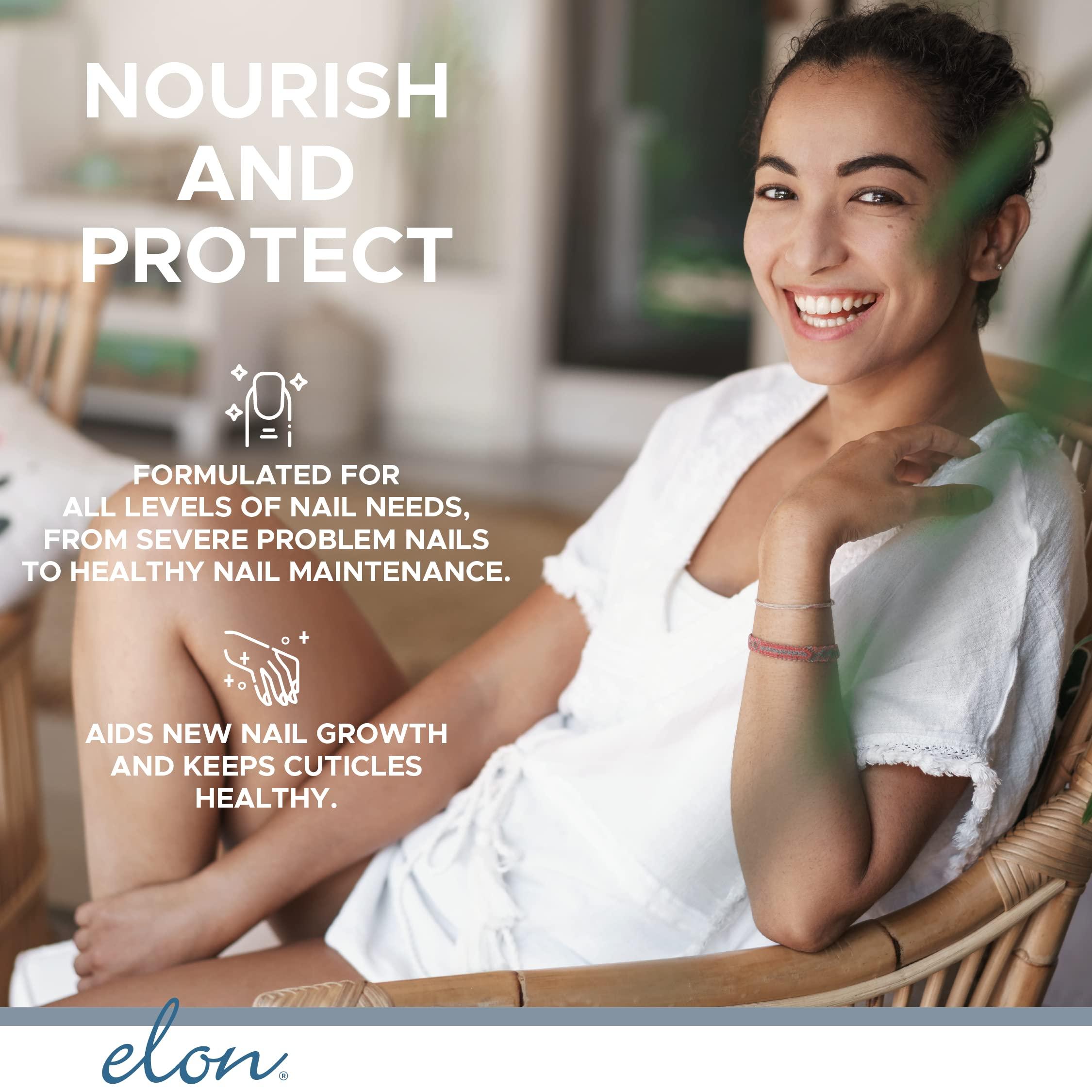 Elon Elon Lanolin-Rich Nail Conditioner, Strengthens Nails & Protects Cuticles, Recommended by Dermatologists & Podiatrists (7.5 g.)