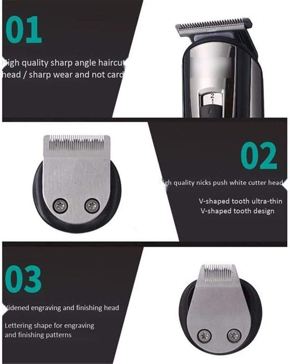 SKipdr Easy hair clipper Professional Hair Clippers cordless Haircut Hair Trimmer Adult Hair Cutting Machine Styling Hair Clipper, Electric Clipper, 6in1 Multifunctional Rechargeable Electric Razor Razor Nos