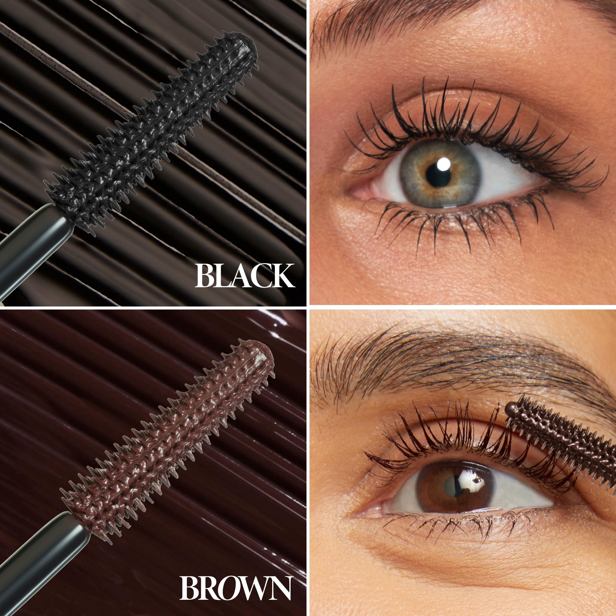 LAURA GELLER NEW YORK LAURA GELLER NEW YORK Kajal Longwear Mascara - Lengthening, Defining, Curling, Buildable Formula Eye Makeup - Innovative Curling Brush - 1 count