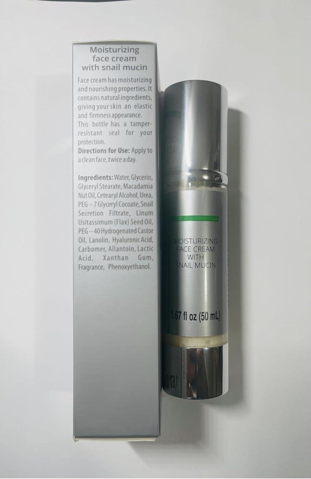 GPC GREEN PHARM COSMETIC 99.25% Korean Skin Care Snail Mucin Moisturizer Cream - Snail Mucin Essence Night cream-Face Serum | K Beauty Collagen Cream for Glass Skin