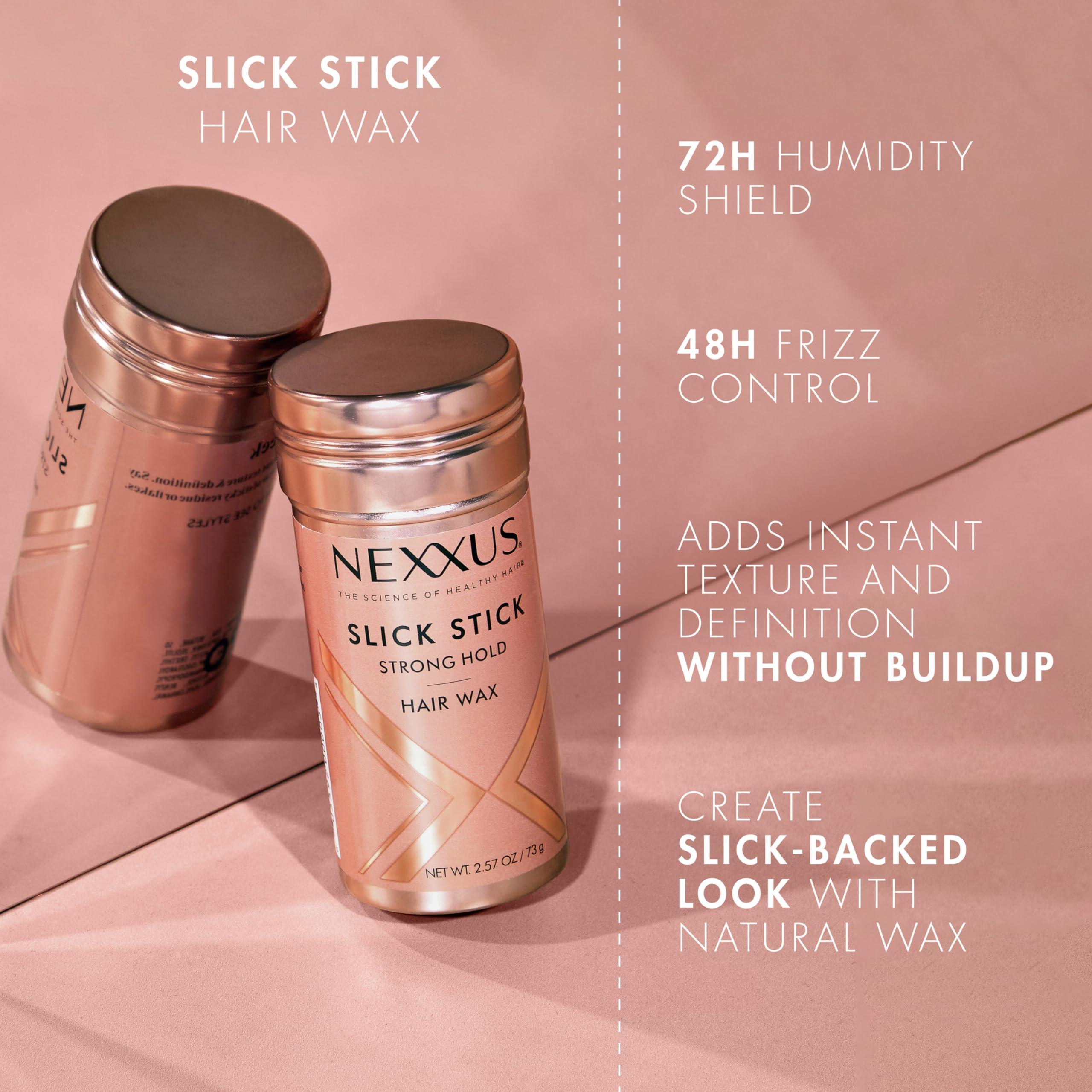 Nexxus Nexxus Strong Hold Hair Wax 2.33 oz & Thermal Shield Spray Prep & Protect 6 oz Bundle