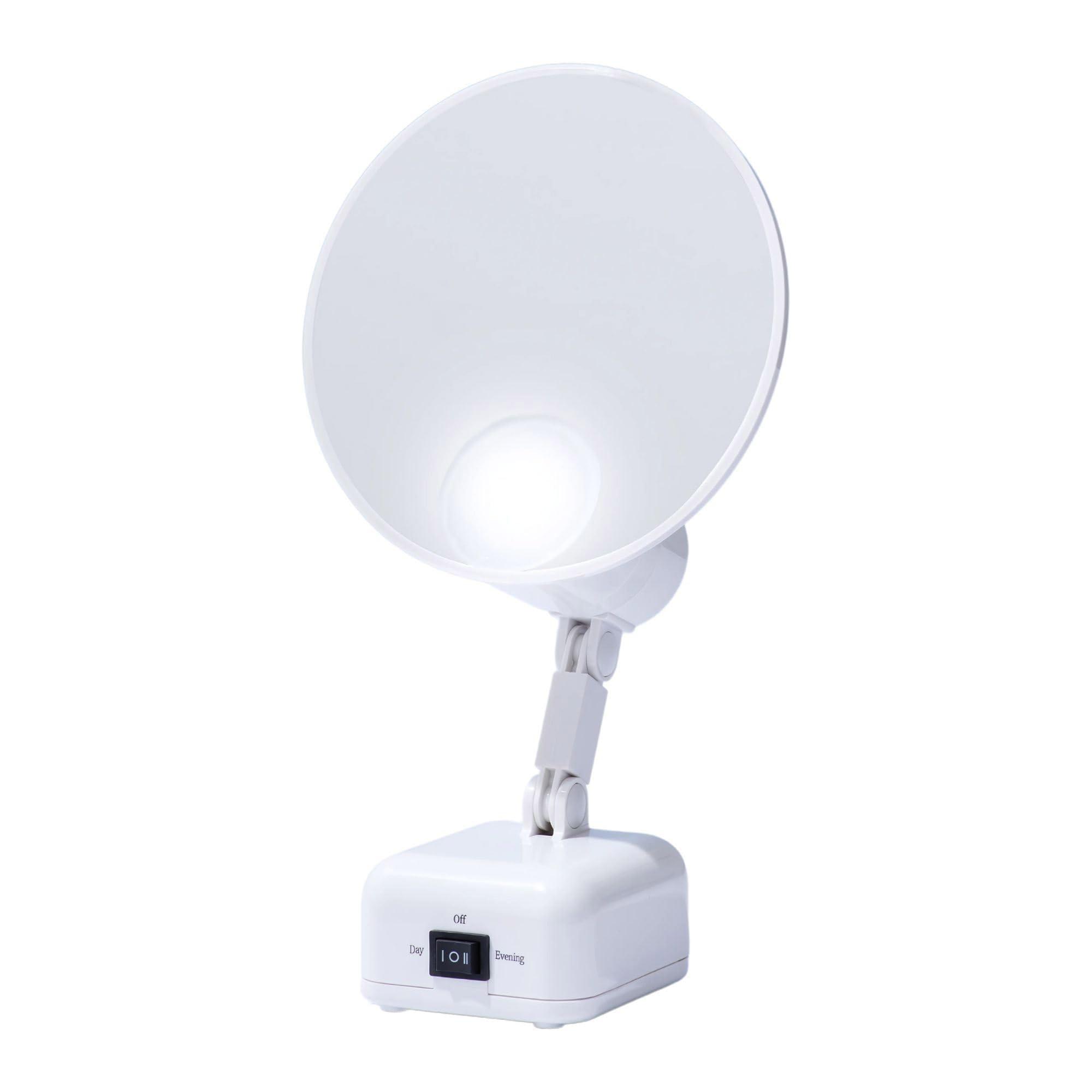 Floxite Floxite 15X Supervision Magnifying Mirror Light, Dove White