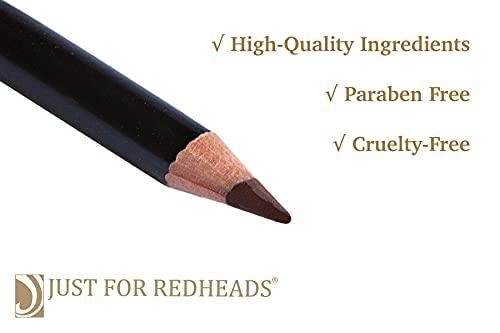 JUST FOR REDHEADS Just For Redheads Dream Brow Sticks - Eyebrow Pencil Matches Red Hair -Natural, Long-Lasting Makeup - Designed by a Redhead, for Redheads