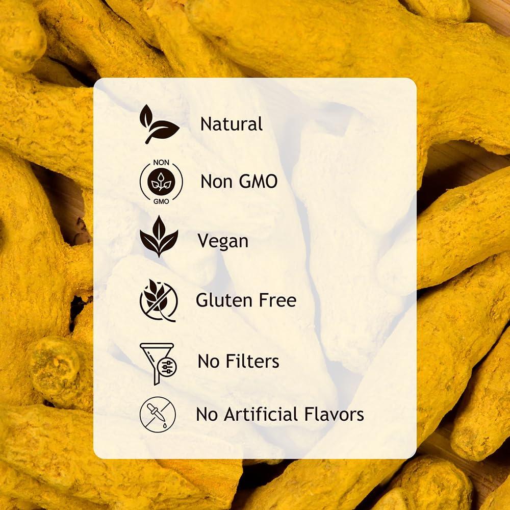 Hebhac Herbs Kasthuri Manjal Powder for Skin and Face Care| Wild Turmeric powder | Curcuma Aromatica | Helps Acne skin (7 oz)