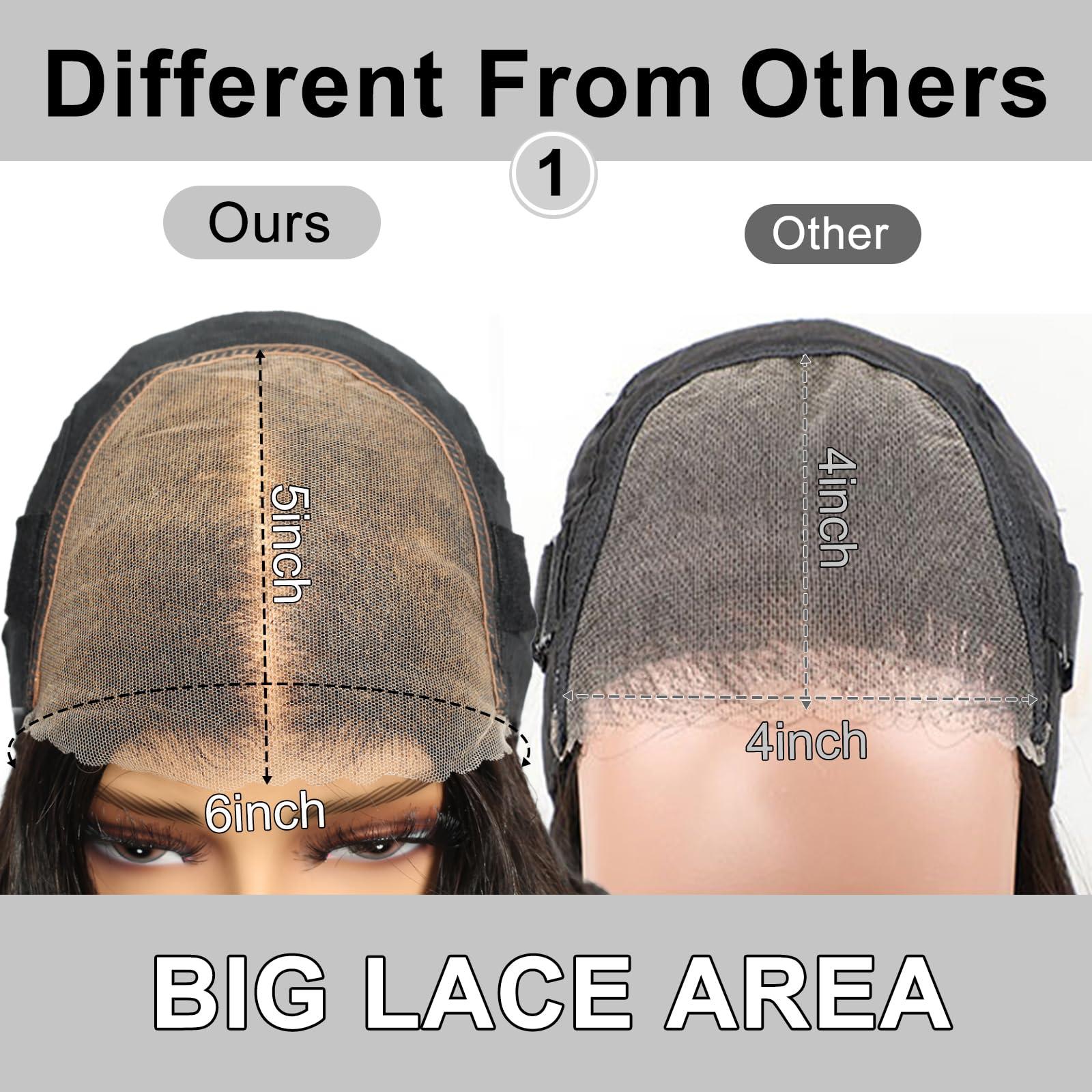 Arabella Arabella 5x6 Real Pre-Bleached Knots Lace Front Wig Human Hair Wear And Go 20inch Lace Front Wig Human Hair 613 13x4 Blonde Lace Front Wigs 22inch