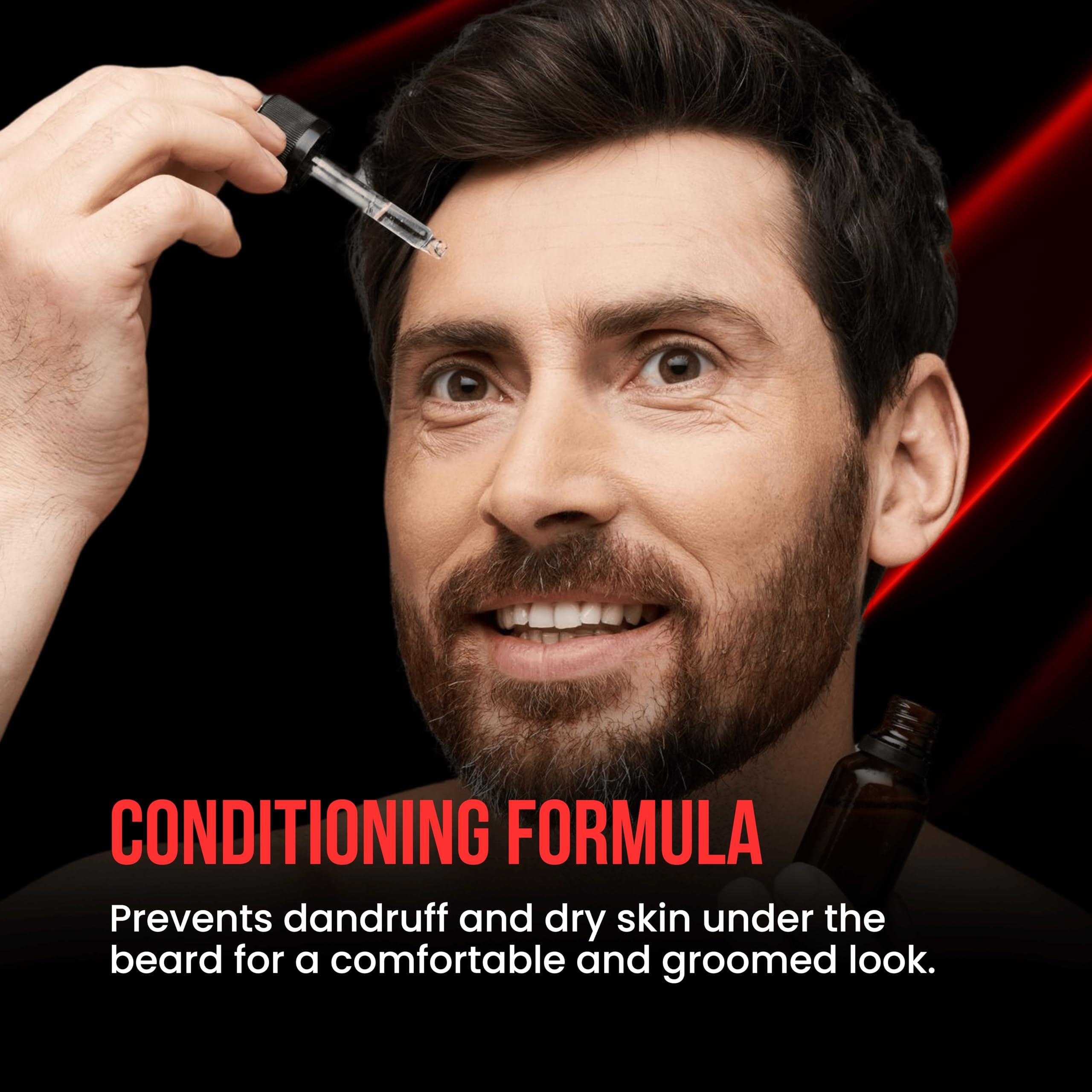 the shave factory the shave factory Beard&Mustache Care Oil with Sandalwood - Product For Professional Barbers and Traditional Shaving & Grooming Enthusiasts (30 ml(1 fl. oz))