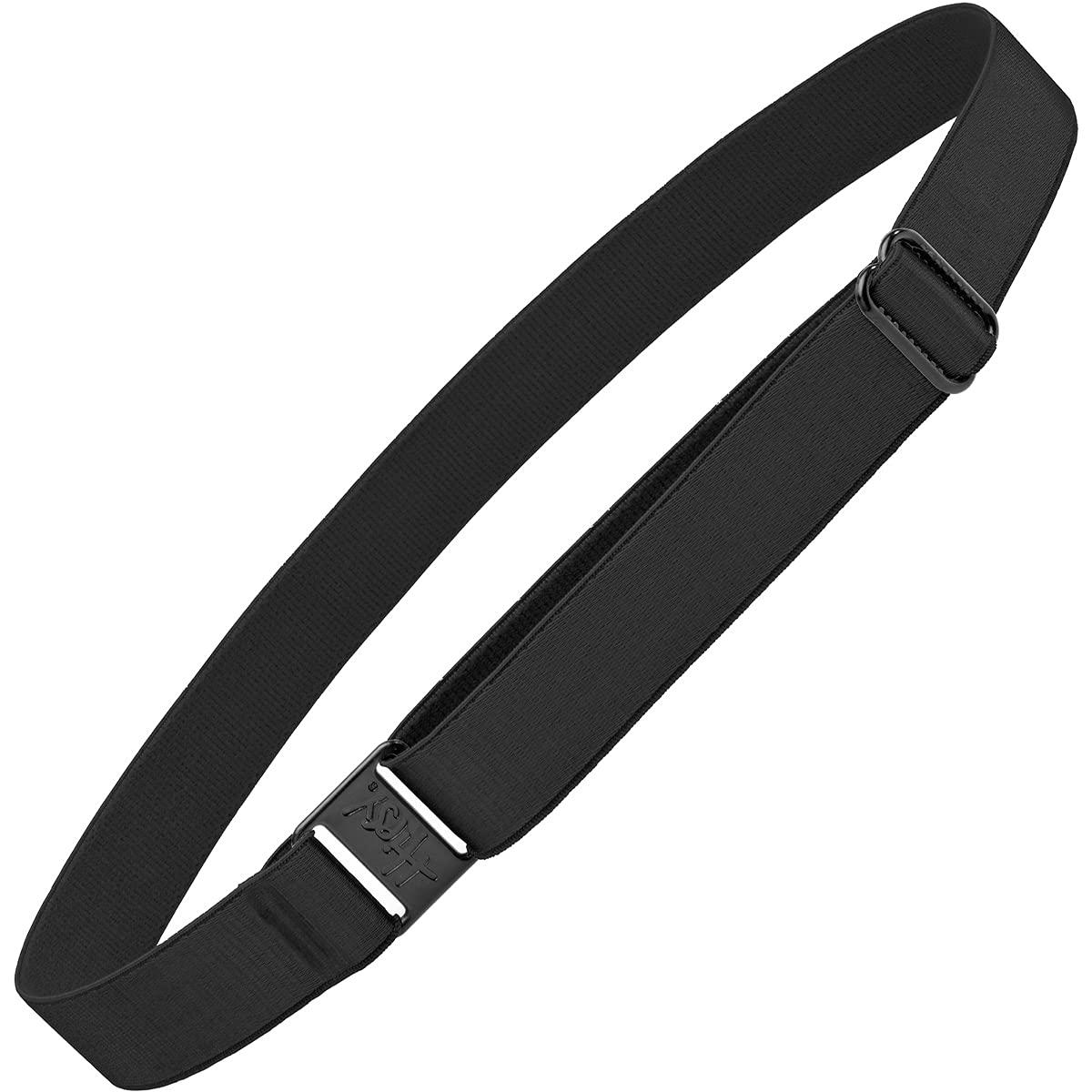 Hipsy Hipsy Women\'s Wide Elastic & Adjustable Running Headband Multi Pack (Wide Black & Brown 2pk)