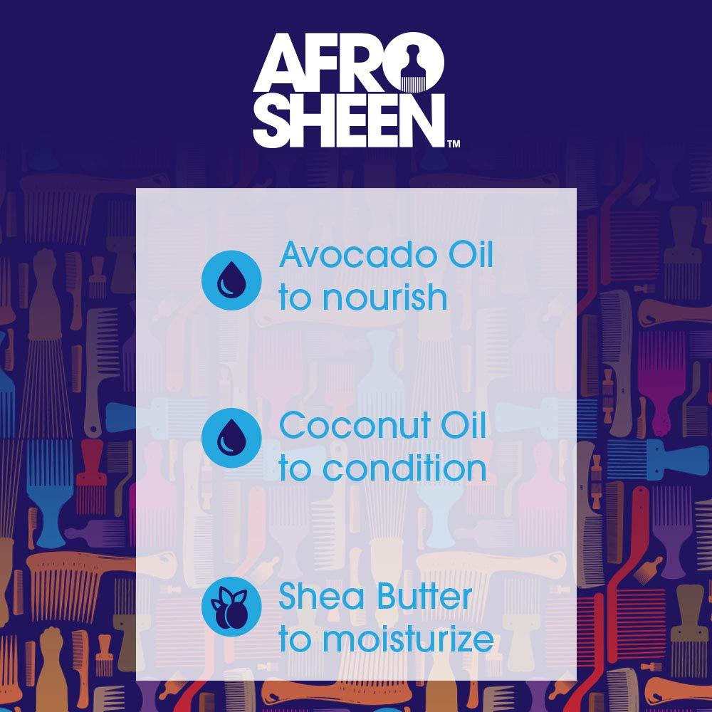 Afro Sheen Afro Sheen Slick Back Cream Styler. Contains Shea Butter to smooth & holds. 6 Oz.
