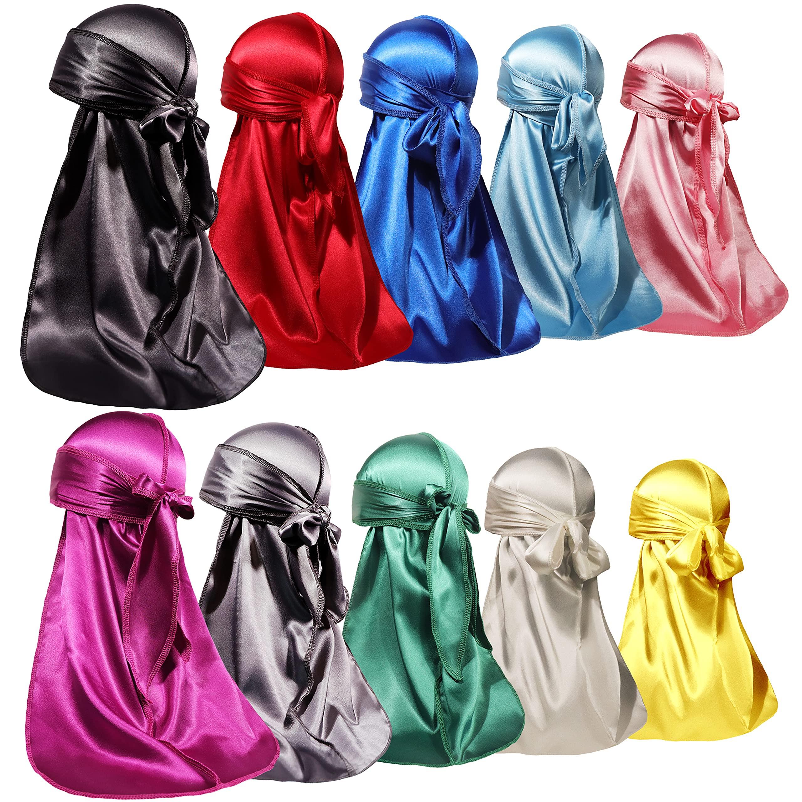 ForceWave ForceWave 20 Pieces Silk Durag for Men