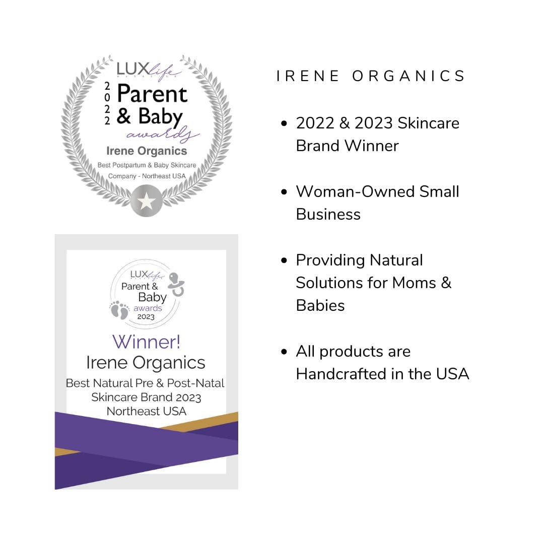 Irene Organics Irene Organics All Natural Bath Salt Soak - Exfoliating Dead Sea Salt + Himalayan Salt Bath Body Scrub for Calm, Soothing and Detoxing (Calm - Lavender)