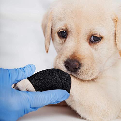 Autdor Autdor Tattoo Grip Cover Wrap - 12Pcs 2" x 5 Yards Disposable Cohesive Tattoo Grip Tape Wrap Black Elastic Bandage Rolls Self-Adherent Tape for Tattoo Machine Grip Tube, Sports Tape