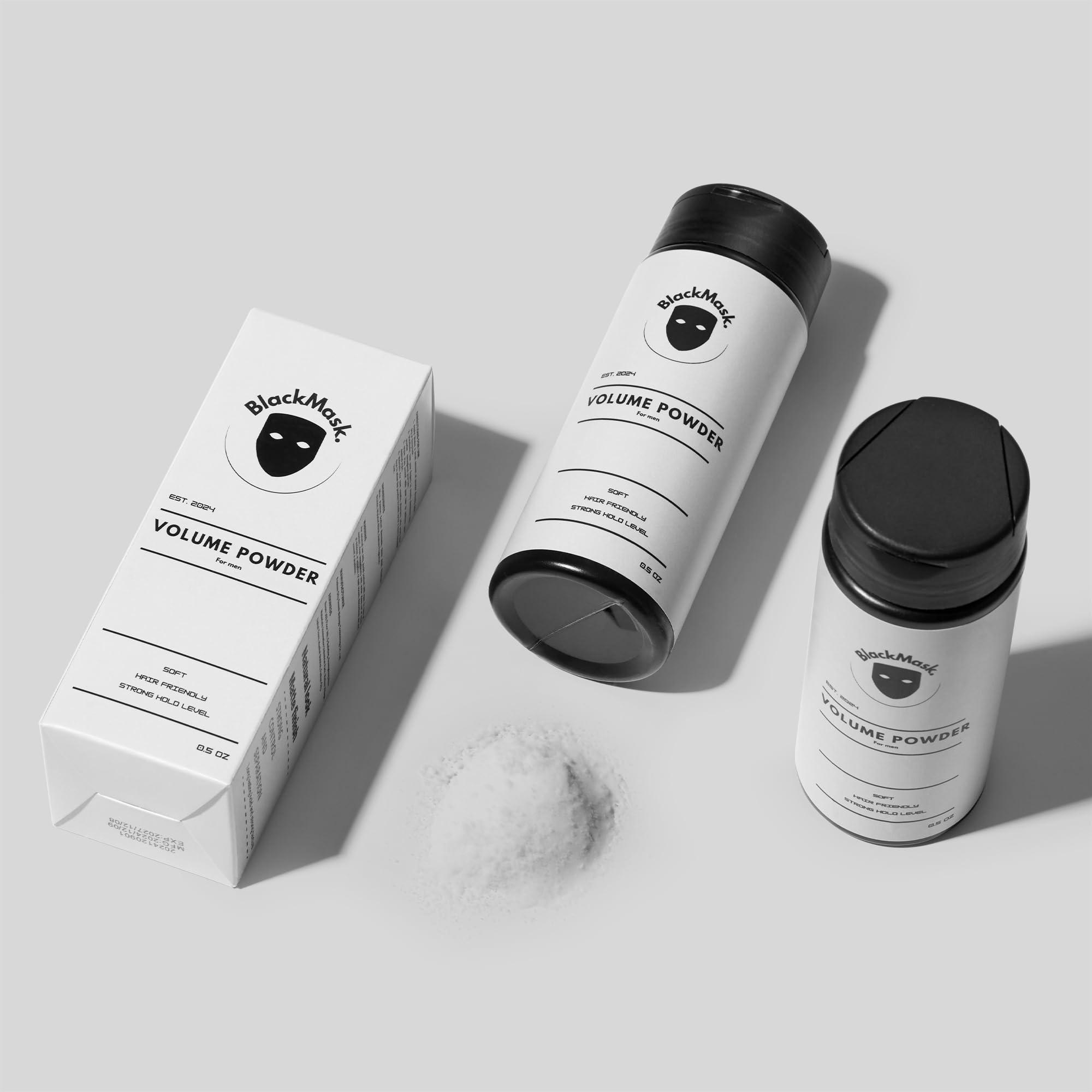 BlackMask BlackMask Texture Powder for Men, Easy to Apply - Instantly Adds Texture & Volume, All-Natural Ingredients, Strong Hold, Hair Powder for Men