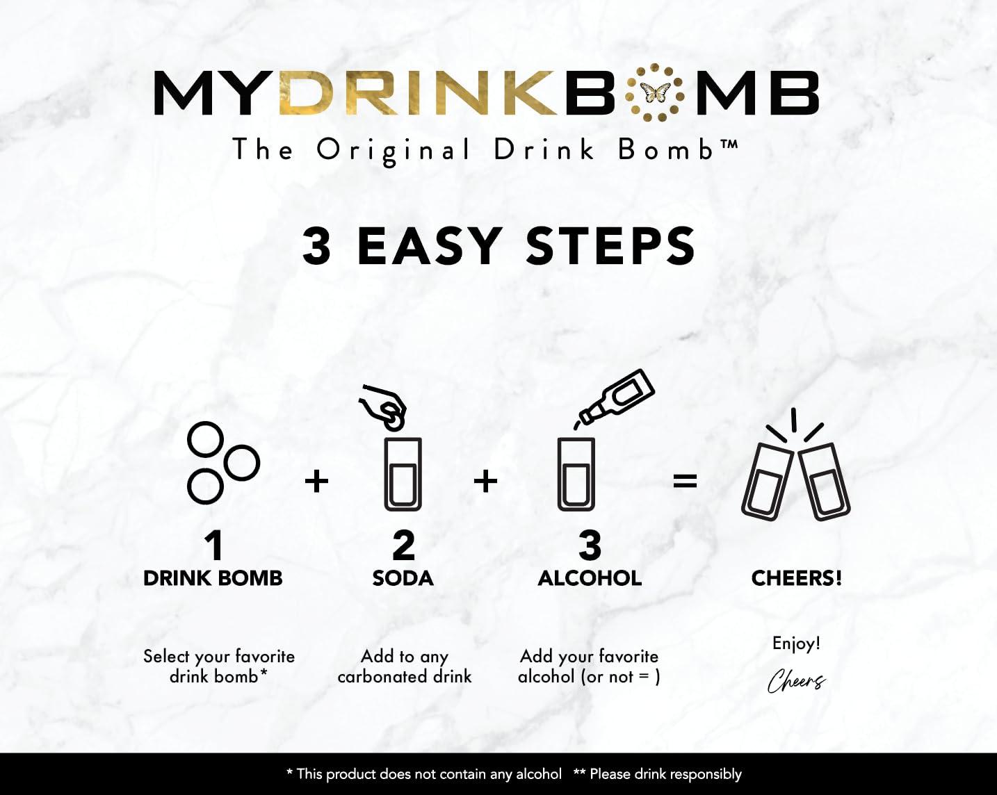 MYDRINKBOMB My Drink Bomb 4-Pack Glitter Bomb