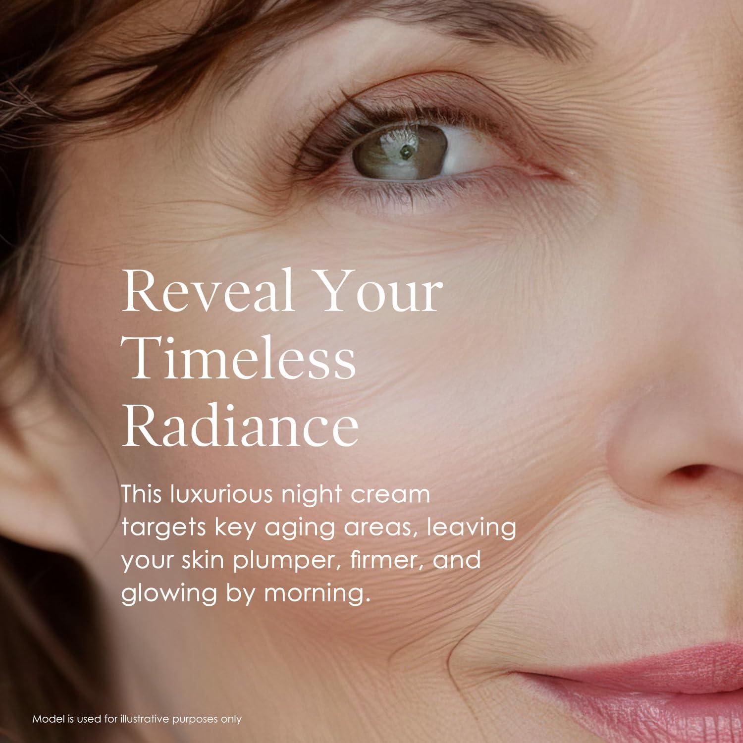 Crepe Erase Crepe Erase Plump & Firm Facial Treatment, Anti-Aging Skin Care, Hydrating Face Moisturizer, Night Cream for Face and Neck, Moisturizing and Firming, Supports Wrinkle & Crepe Skin, 1.7 fl oz