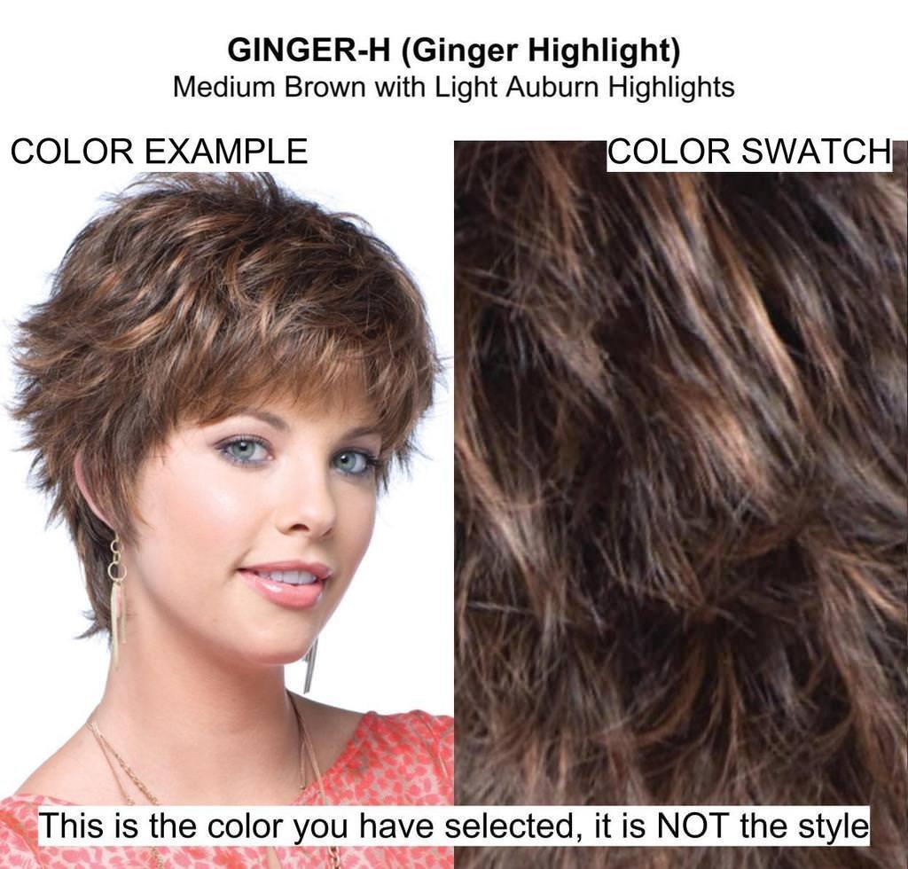 Rene of Paris & Christy's Wigs Bundle - 3 items: Lizzy Wig by Rene Paris, Christy\'s Wigs Q & A Booklet & Wide Tooth Comb - Color:GINGER-H