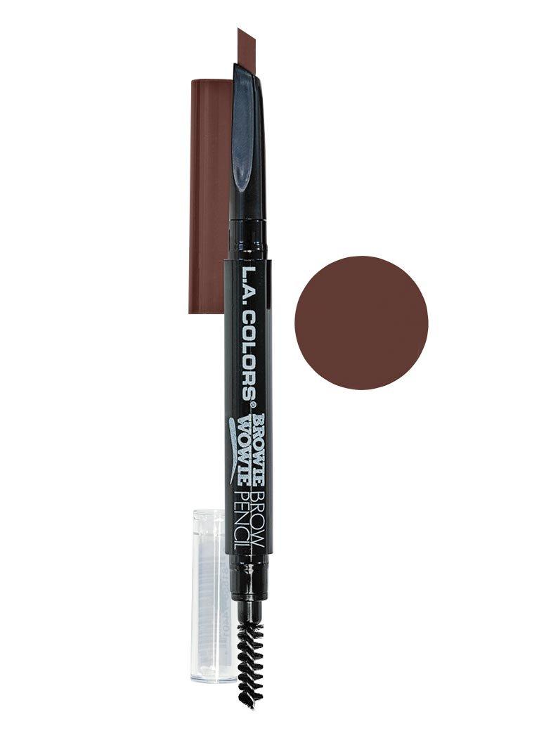 L.A. COLORS L.A. COLORS Browie Wowie Brow Pencil, Warm Brown CBP404 (Pack of 2)