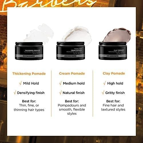 Redken Brews Redken Brews Clay Pomade For Men | Men\'s Volumizing Clay Pomade | Long-Lasting High Hold | Matte Finish | For Fine And Medium Hair Types | 3.4 Fl. Oz