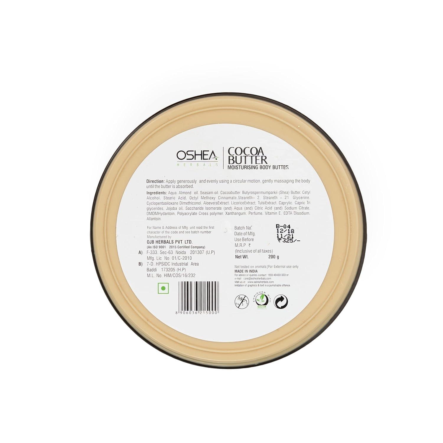 Generic Cocoa Butter Deep Moisturising Body Butter for Dry to Normal Skin SPF 15 with 24+ Hrs Moisturizing | Enriched with Cocoa Butter, Shea Butter & Vitamin E,Oil Free -200 gm