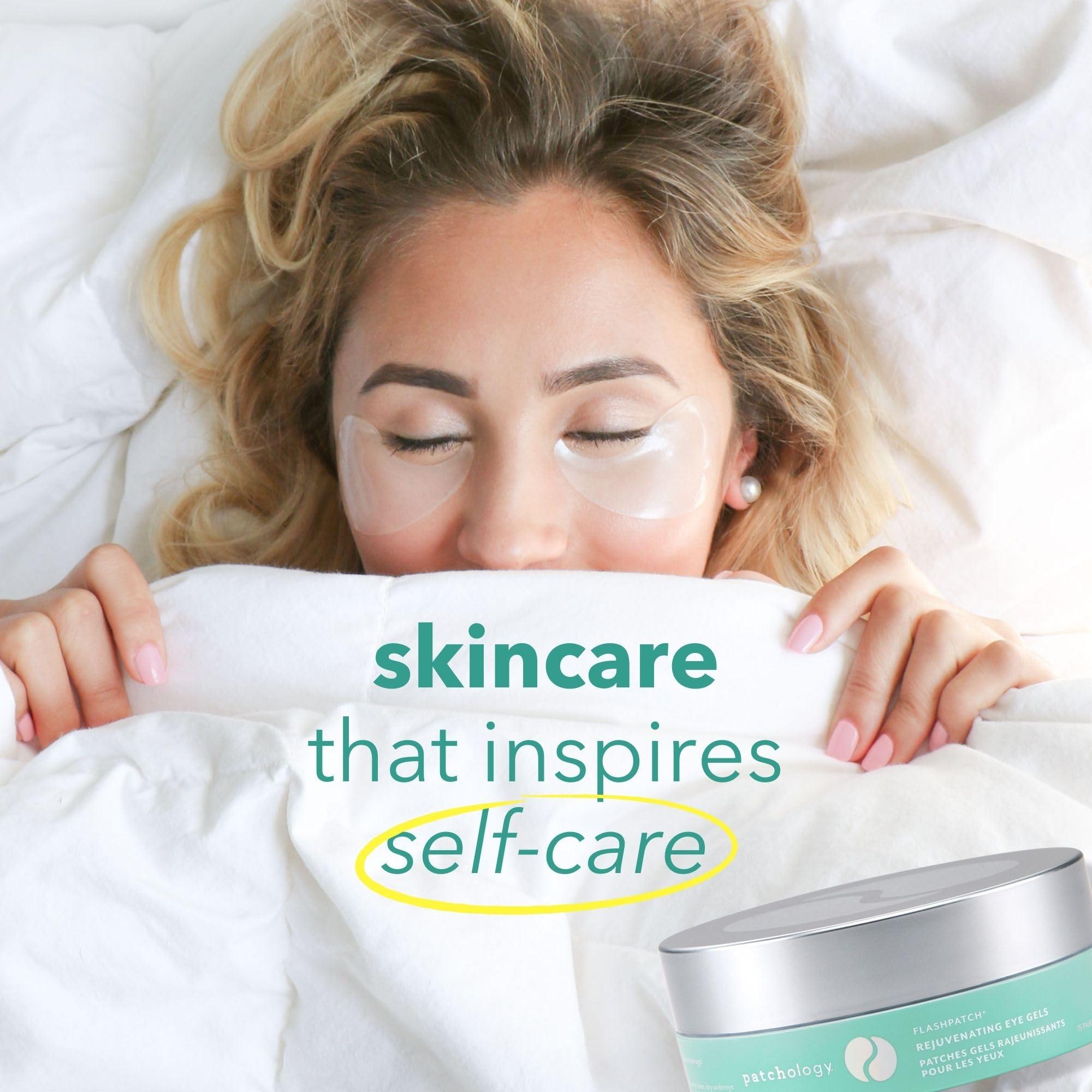 Patchology Patchology Rejuvenating Under Eye Gels - Hydrating Eye Mask w/Caffeine & Collagen - Under Eye Patches For Dark Circles - Puffy Eyes Care, minimize Puffiness & Wrinkles Reducer (15 Pairs)