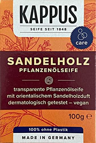 Kappus Kappus 10x100g Sandalwood Vegetable Oil Soap/Germany