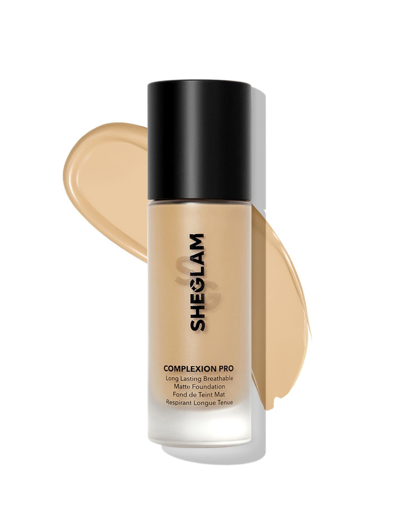 SHEGLAM SHEGLAM Full Coverage Foundation Makeup Long Lasting Waterproof Matte Dewy Liquid Foundation - Golden