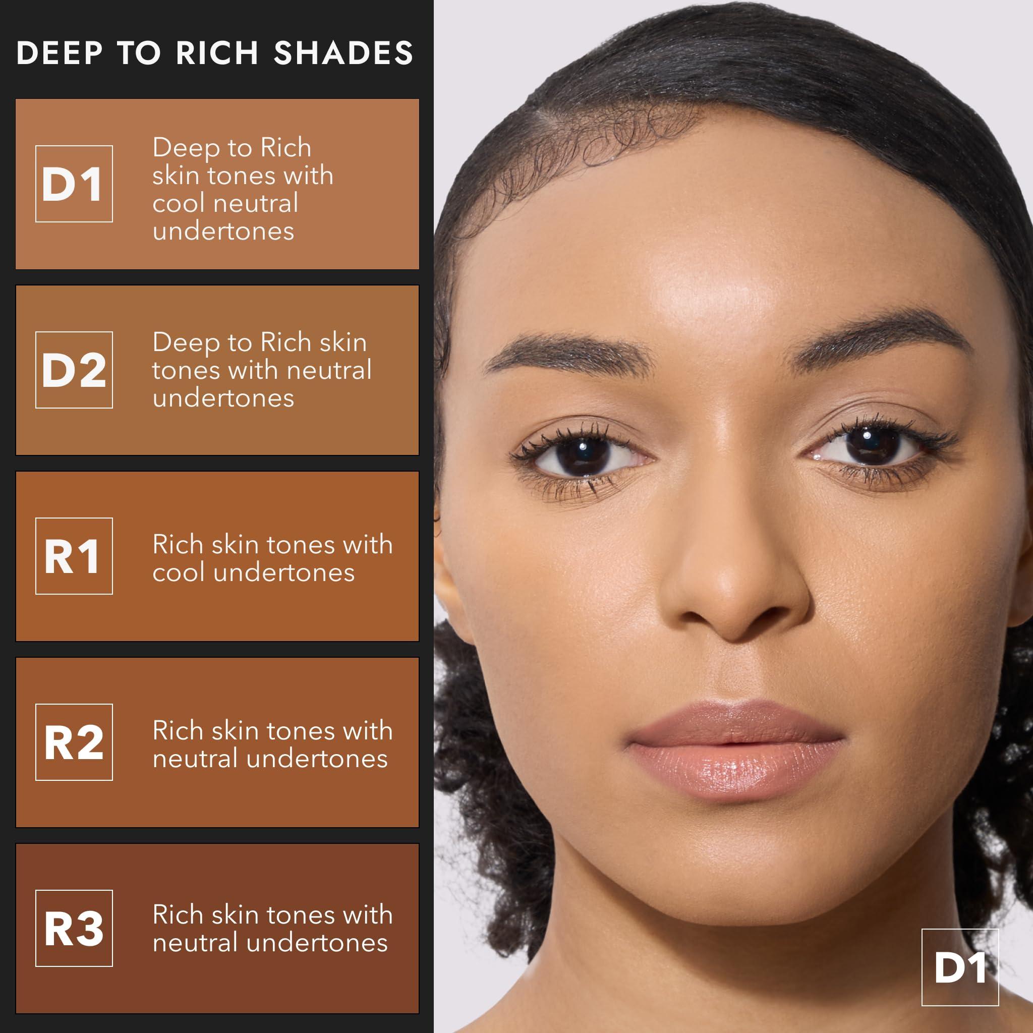 Cover FX COVER FX Skin Discovered Longwear Full Coverage Concealer | Buildable Crease-Resistant High Coverage Formula Conceals, Corrects, and Brightens | R2- Rich skintones with neutral undertone