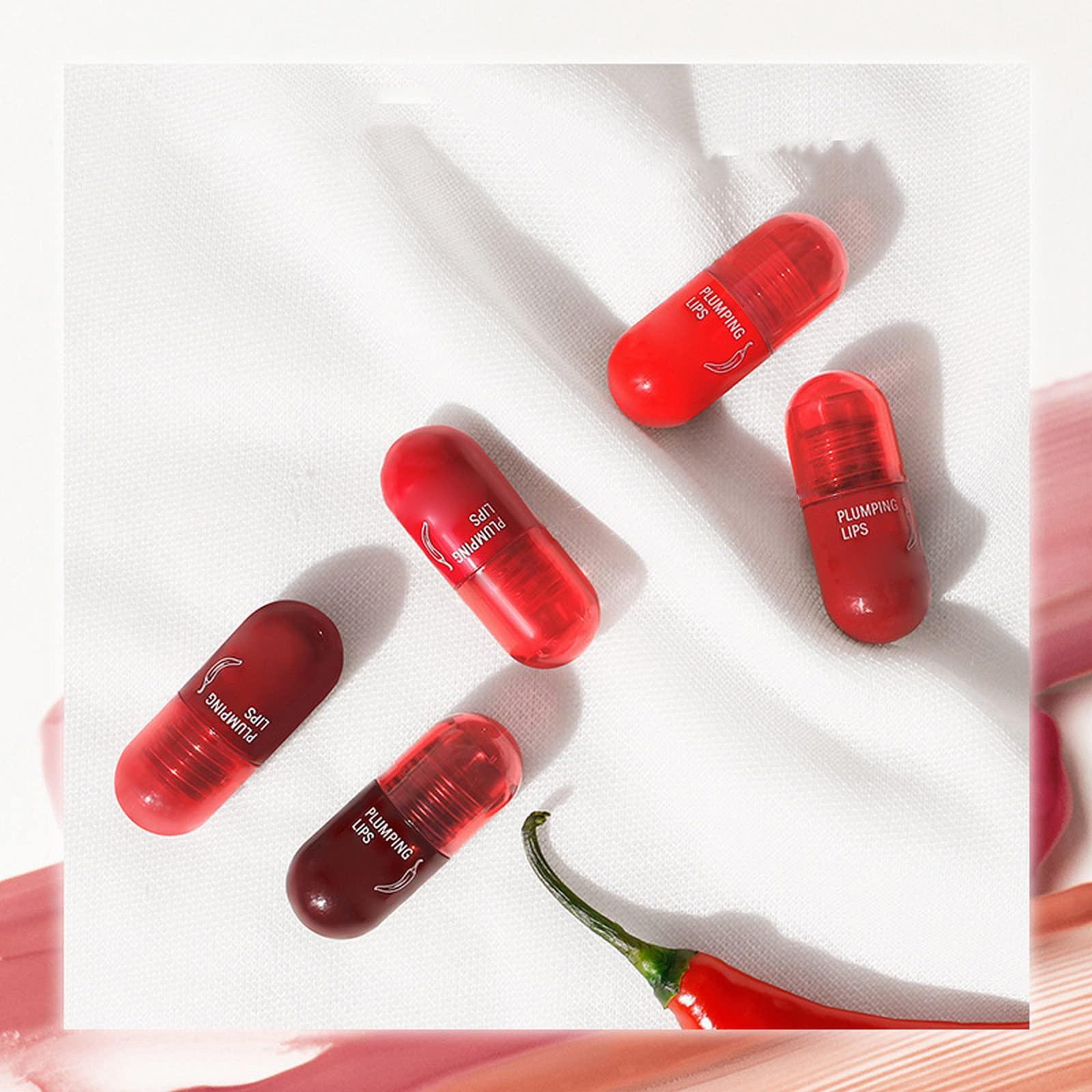 NinthAvenue Basics Lip Plumper Oil, 8 ML Plumping Lip Gloss, Hydrating Lip Tinted Lip Care Oil for Moisturizing Nourishing Repairing Dry & Chapped Lips (E, One Size)