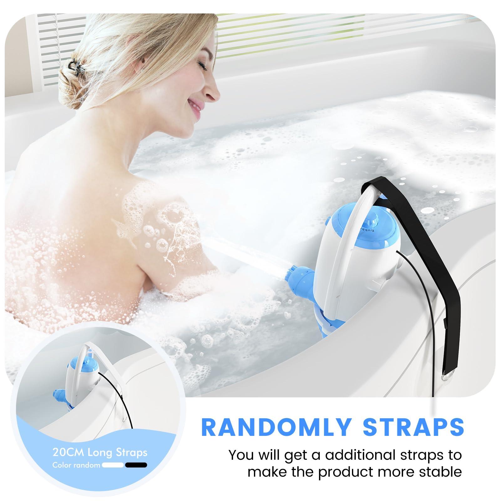 HOAWYEAH Portable Bath Jet Spa, Bathtub Jets for Home Spa, Creates Soothing Bubbles and Massage, Bathtub Accessories for Relaxing Spa, Spa Bath for Home Daily Use