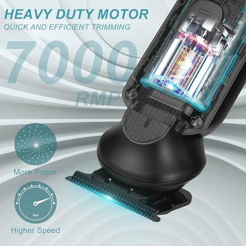 Scttomon Scttomon Professional Hair Clipper for Men Hair Cutting Kit Men\'s Beard Trimmer Hair Trimmer Shaver Cordless Barber Clippers and Trimmers Set Black