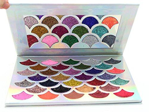 Boskicosmetics Boskicosmetics-Professional Makeup Large Diamond Mermaid Glitter Eyeshadow Palette