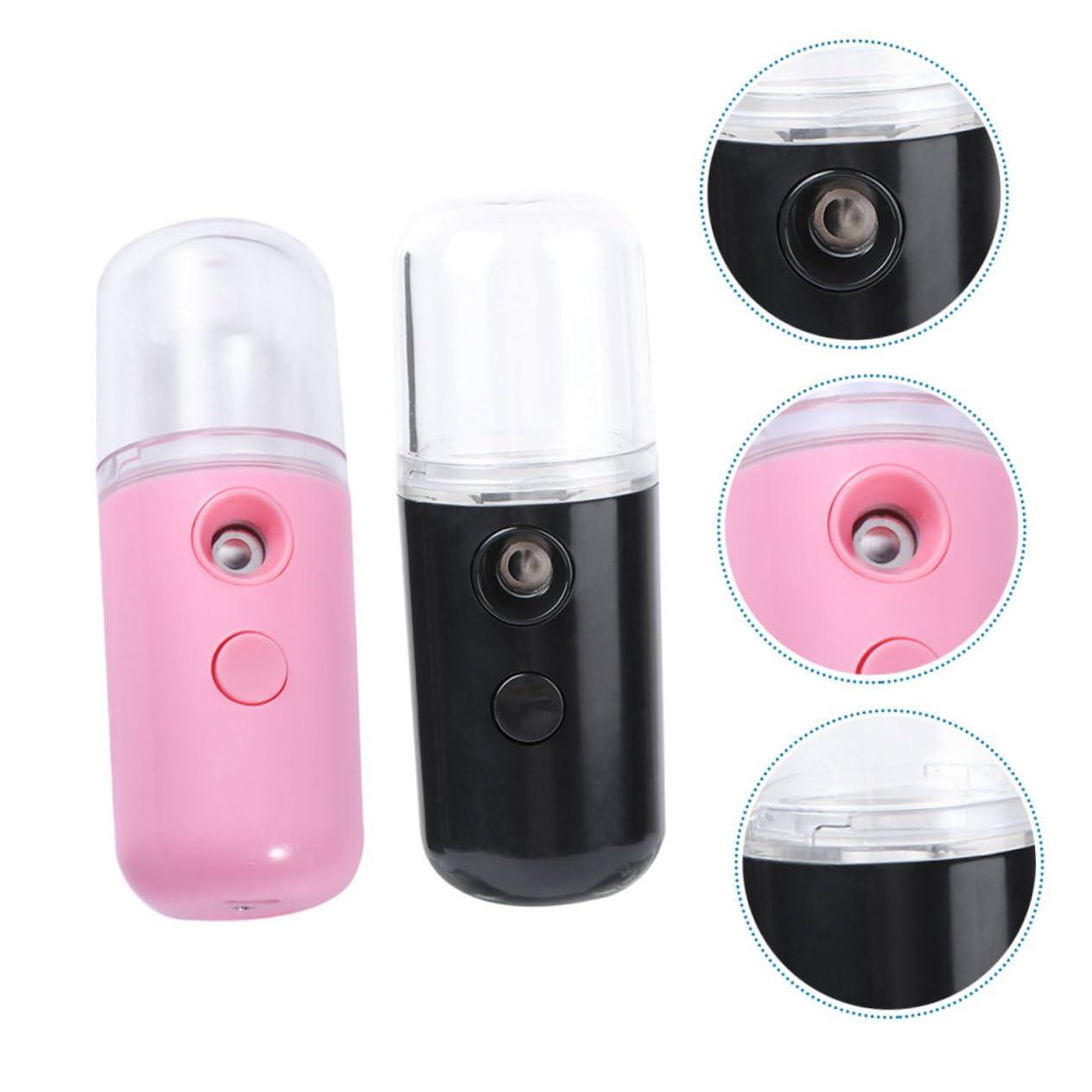 NOLITOY NOLITOY 2pcs Nano Facial Spray Hydrating Mist Rechargeable Face Humidifier Portable and Lightweight Beauty Tool Deep Penetrating Steam Facial Steamer for Skin Care
