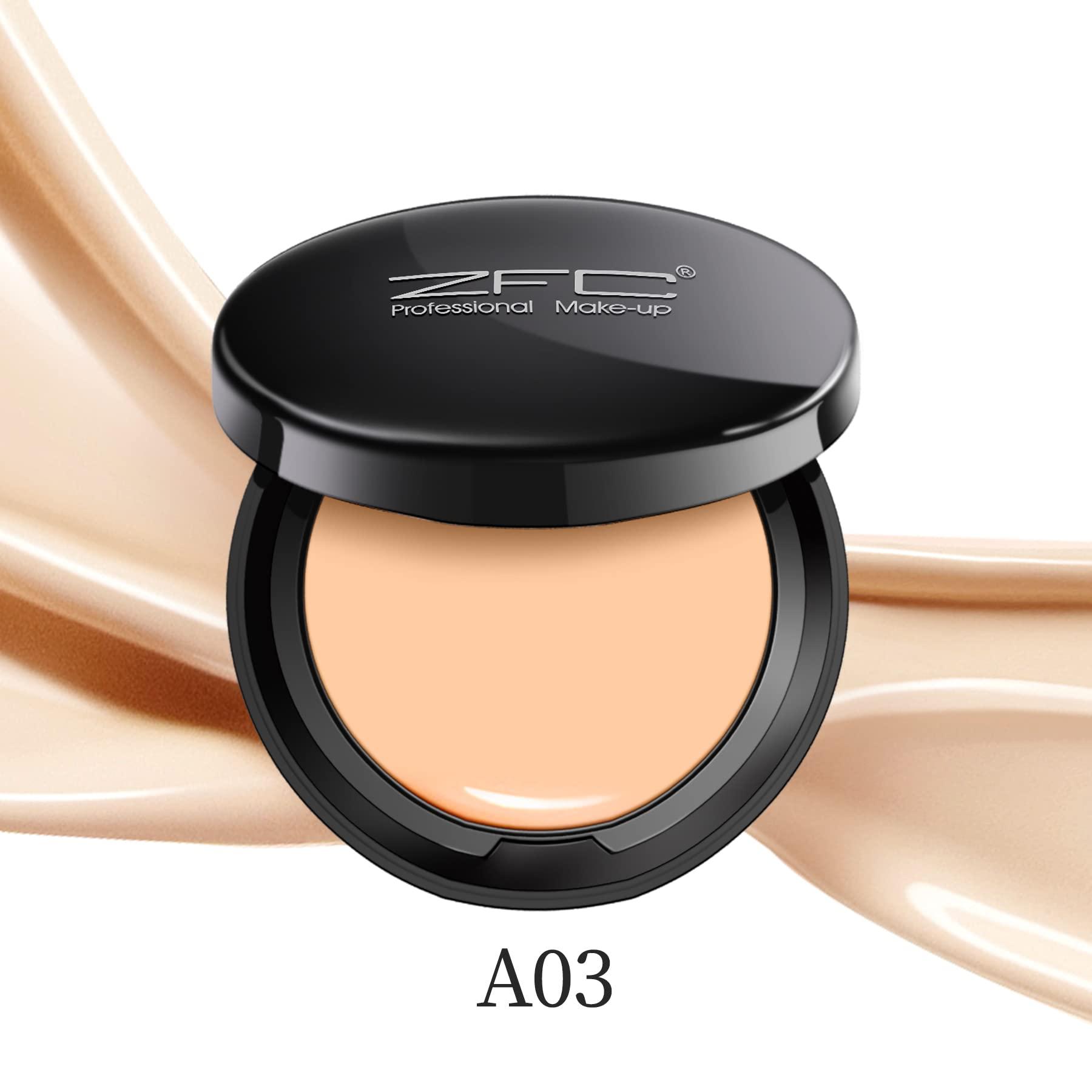 ZFC ZFC Foundation Makeup Concealer Full Coverage + Concealer Palette 6 Shades