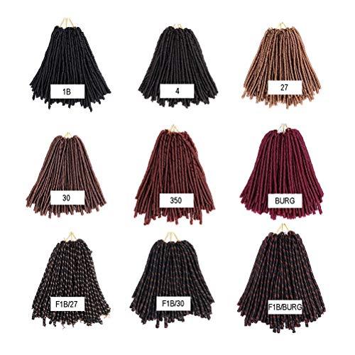 Motown Tress Motown Tress (Soft Dread - 15 Locs - 26 Inch - 4 Packs) - Synthetic Braiding Hair in D.PURPLE
