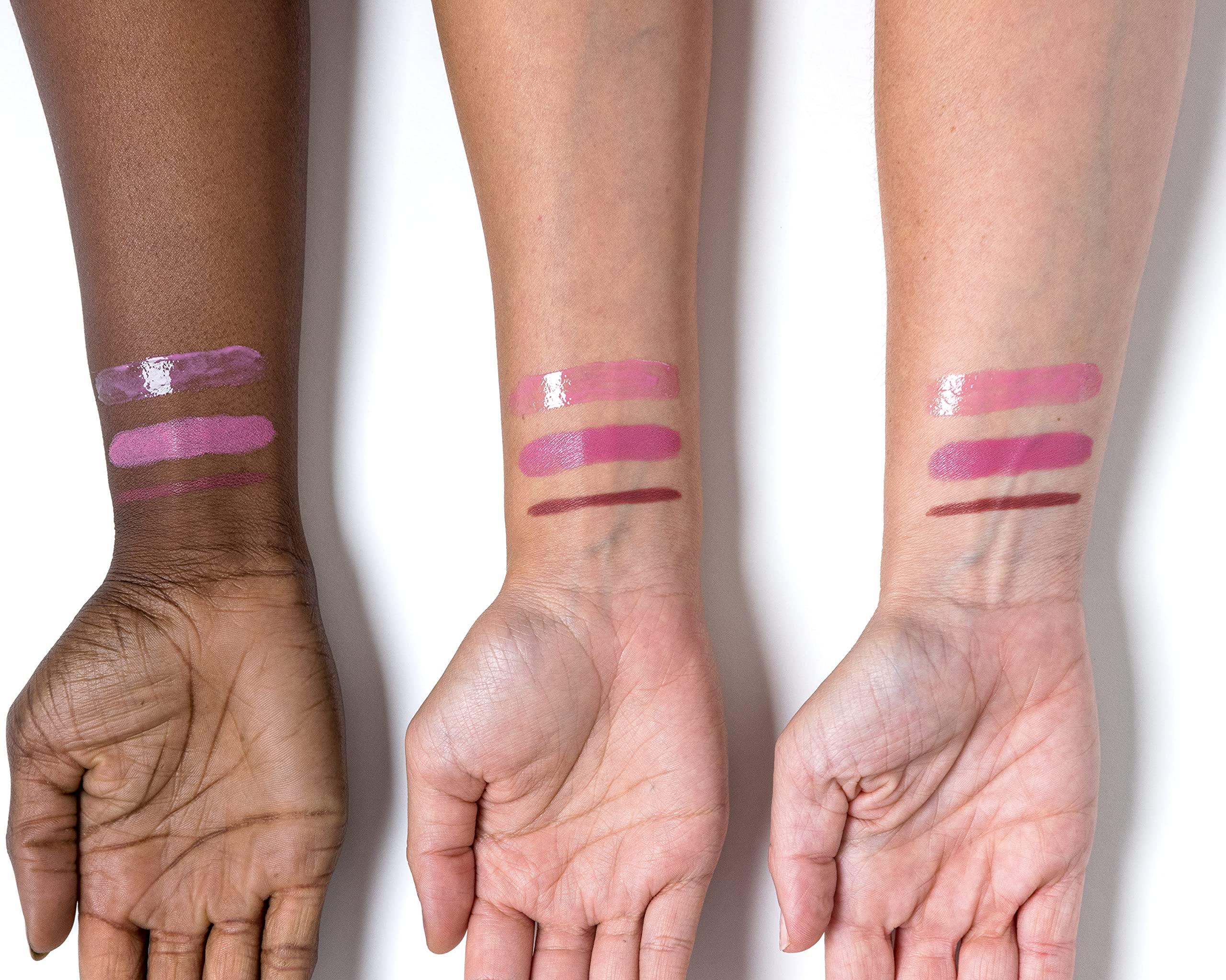 RB RINNA BEAUTY Rinna Beauty Icon Lip Kit - Pinky - All-in-One Lip Kit Includes Lipstick, Lip Gloss, and Lip Liner - Candy Pink look - Vegan, Long-Lasting, Anti-Aging & Moisturizing, Cruelty-Free - 1 each