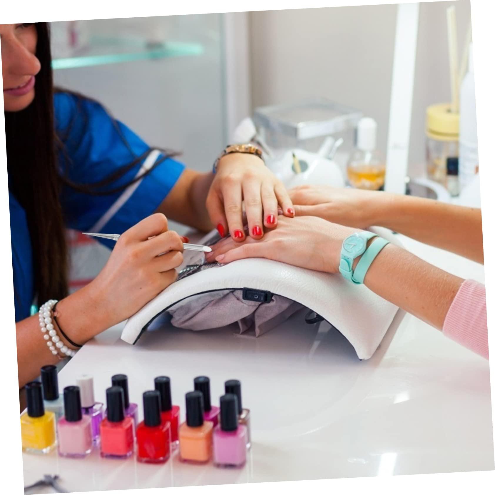 Beavorty Beavorty 2sets Nail Art Supplies Metal Cuticle Pusher Nail Scaler Cuticle Cleaner for Gel Polish Removal 2pcs*2