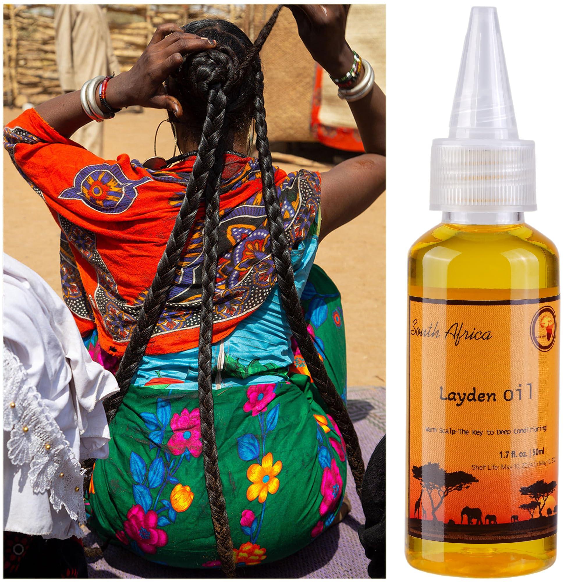 Guangzhou Baiyun District Iwu cross border e-comme Generic 50ml Layden Oil African Traditional Handmade Scalp & Hair Roots Strengthening Hot Oil, Yellow